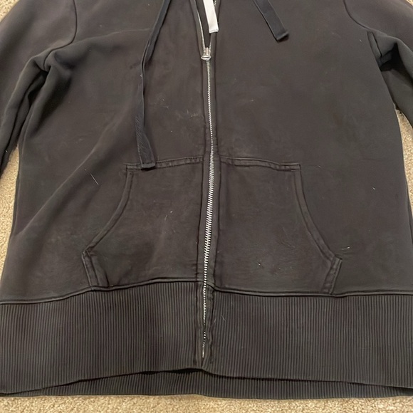Black Old Navy zip up hoodie, women’s size medium - Picture 4 of 6